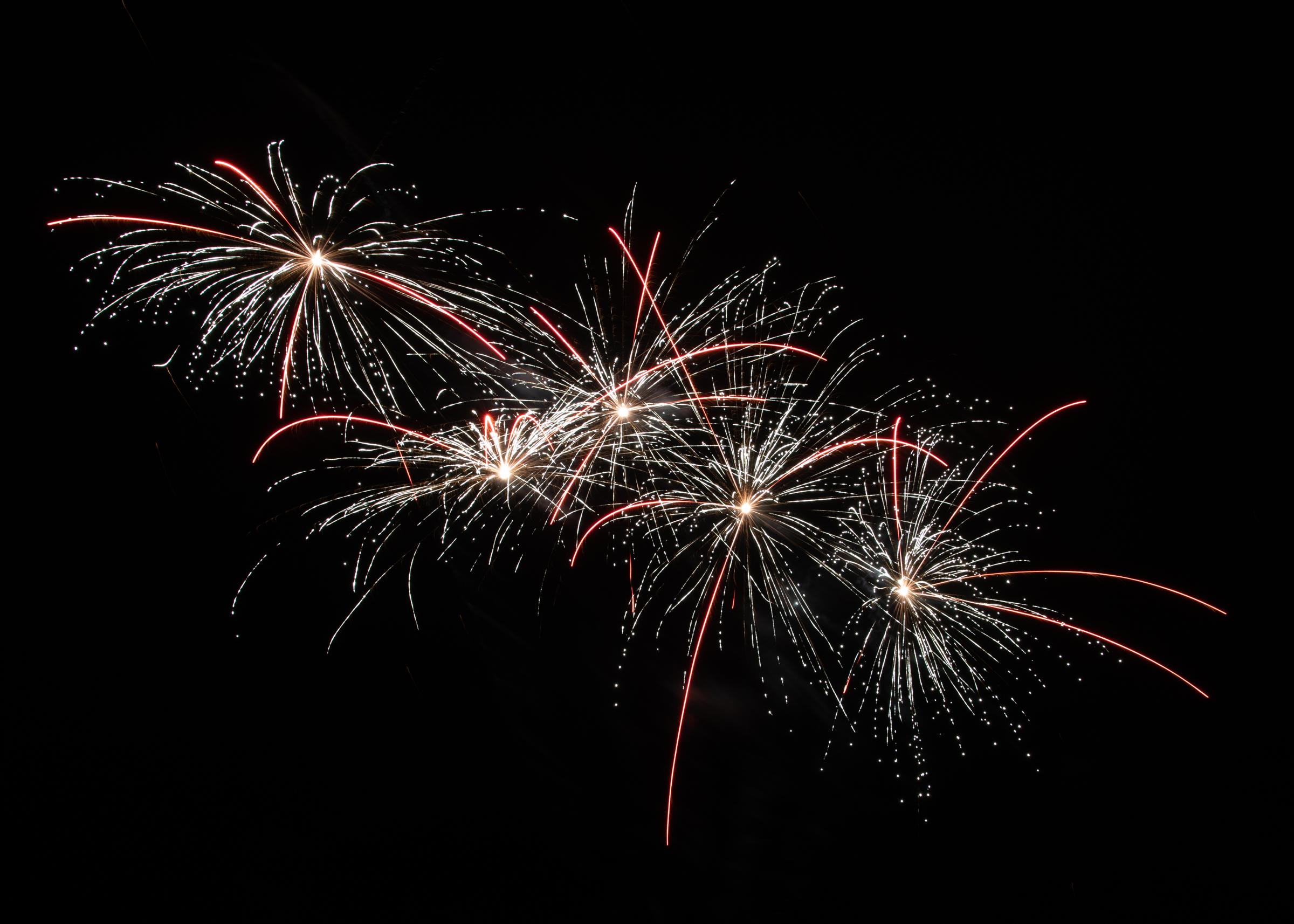 Fireworks at St Peters firework display in 2019